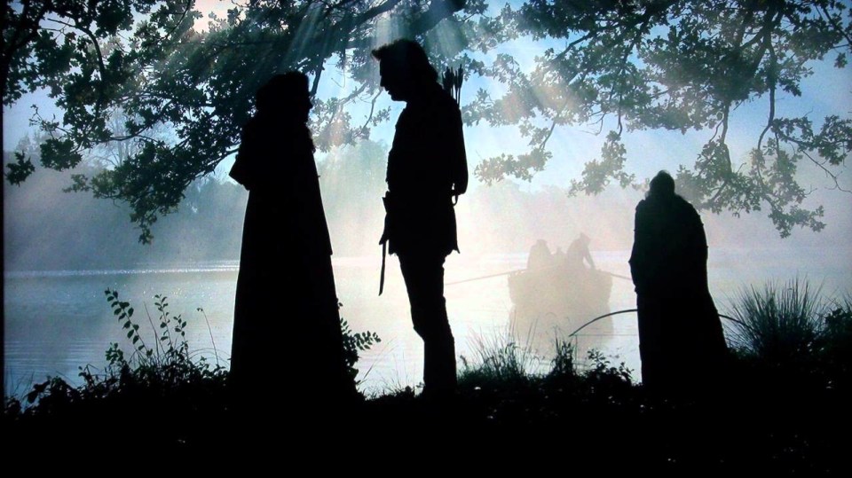 Záběry z filmu Robin Hood: Král zbojníků s Kevinem Costnerem v hlavní roli